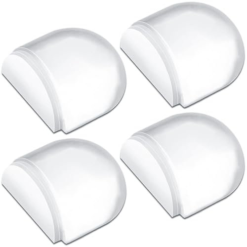 4 Stück Selbstklebend Transparente Türstopper Boden Bodentürstopper Wandpuffer zum Kleben Schutz Von Wand und Möbel für Alle Hartböden Geeignet