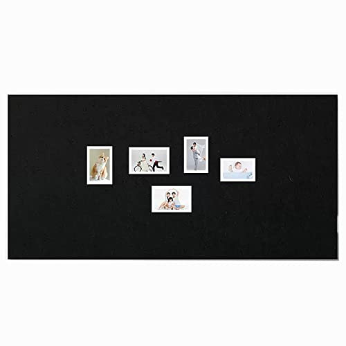 Grand rouleau de liège adhésif noir pour tableau d'affichage, tableau mémo et décoration murale ou sol - Idéal pour les adolescentes, le bureau, la cuisine et le tableau d'affichage - 60 x 120 cm