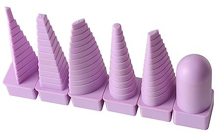 kobeIeen Quilling Winding Tower 6Pcs/Set Wire Winding Tower Paper Quilling Drawing Tool Handmade Shaping Supplies for Home Dorm and School