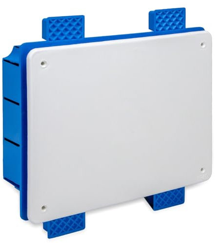 Electraline 60392 Abzweigdose Unterputz für Gipskarton IP40 (198X153X70mm) mit Deckel und Schrauben