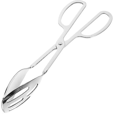 MOLUCKFU Edelstahl Küchenzange Food Tongs Leicht Und Kompakt Servierzange Für Buffet Grill Party Küche Langlebig Und Hygienisch Vielseitig Einsetzbar