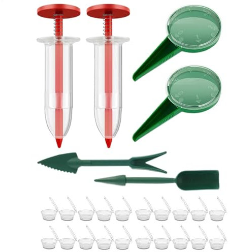 Spandiconcime per prati, dispenser manuale per seminatrici per carote, ravanelli, lattuga, verdure