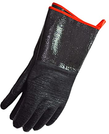 Operitacx Heatproof Bbq Gloves Kitchen Gloves Oven Mitts for Cooking Grilling Food Preparation Machine Washable
