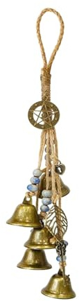 DiBaiHuiHomer Silberwindspiele für Garten,Klangspiel Garten,Windspiele für draußen,Windspiel Garten Hängend, Garten,Hexenglocken Garten Windspiel,für Veranda, Garten, Fensterdekoration