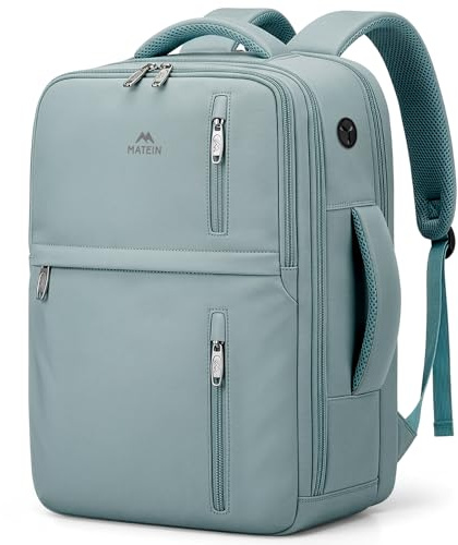 MATEIN Mochila 40x30x20 para Ryanair, Mochila Viaje con Bolsa Impermeable