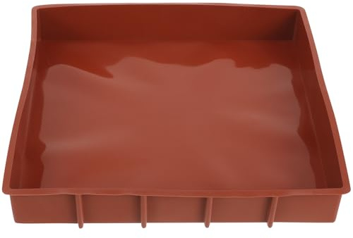 VALICLUD Molde Rectangular de Silicona para Bizcocho Bandeja Ligera y Resistente para Hornear Pan y Tartas Herramienta Doméstica Reutilizable con Calentamiento Uniforme Apta para Horno y