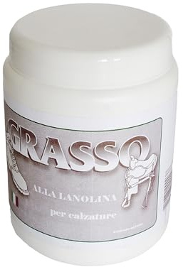 Generico Di Gregorio Accessori grasso alla lanolina protegge nutre ammorbidisce impermeabilizza pelle cuoio (1000 ml)
