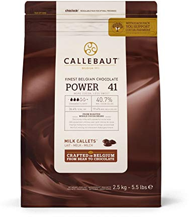 Callebaut 2,5kg Leche 41% Poder Easimelt chocolate chips