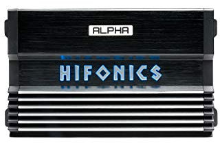 Hifonics Alpha A1200.1D Amplifier - 1 000 - Watt, Super Class D, Mono, Auto On, Nickel Plated, Remote Control, Aluminum Heat Sink