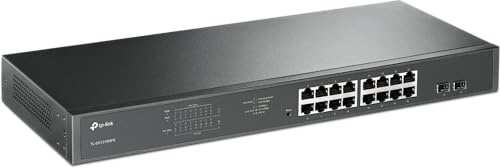 TP-LINK TL-SG1218MPE switch Gestionado Gigabit Ethernet (10/100/1000) Negro Energía sobre Ethernet (PoE)