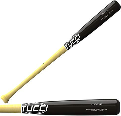 Tucci Unisex-Erwachsene CC1 Series Traditional Maple Wood Baseball Bat Baseballschläger, Natürlicher Griff, 32