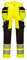 Portwest Pantalón Dx4 De Alta Visibilidad Con Bolsillos De Pistolera Desmontables, Tamaño: 28, Color: Amarillo/Negro, DX442YBR28