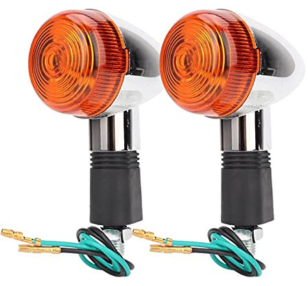 Yctze Indicatori di Direzione Universali per Moto e SUV - Accessori Modifica ABS Omologati - Kit Frecce Vintage