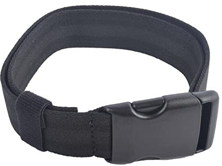 SAFARILAND Elastischer Beingurt, inkl. Schließe für Oberschenkelholster 1 Stück, 40 mm breit, bis: 85 cm Oberschenkelfumfang (Schwarz)