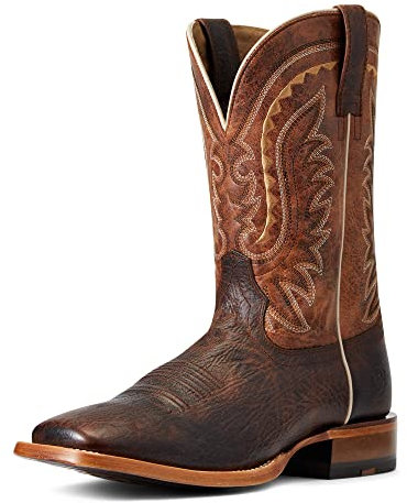 Ariat Parada Western Square Toe Casual Boots Mitten av vaden - Brun, Varm lera/Logger Brun, 47 EU