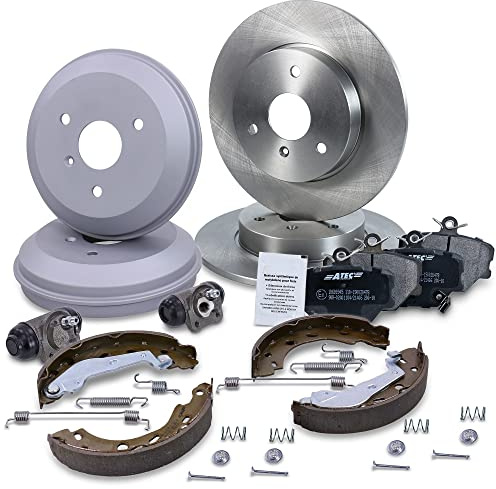 BESTPRICE ATP Bremsenset inkl. Bremsscheiben vorne Ø 280 mm Voll + | Kompatibel mit: SMART CABRIO, CITY-COUPE, CROSSBLADE, FORTWO Cabrio, FORTWO Coupe