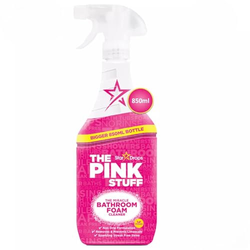 The Pink Stuff Bathroom Foam Cleaner Nettoyant pour salle de bain et WC