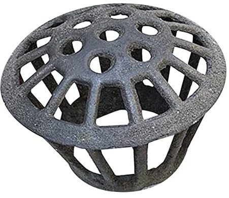 DOITOOL Protector de Canalones Redondo de Hierro Resistencia Oxidación y Respaldo Reforzado para Jardines y Áreas de Paisajismo Color Aleatorio