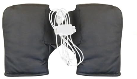 TYNXK Winter-Lenkerhandschuhe Motorrad-Lenkerabdeckung, Winter-E-Bike-Lenker, warm, wasserdicht, reflektierender Griffstreifen, verdickter winddichter Handschuh Winterhandschuhe