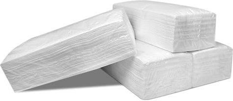 Toallas de Papel Secamanos Zigzag | Pack con 600 Unidades | Toallas para Dispensador Laminadas Doble Capa Alto Gramaje