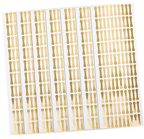 UTHCLO Tamper-Proof Security Seal Stickers 2x0.5cm PVC Adhesive Labels 500pcs Tamper Evident Tape for Food Cosmetics Jars Packaging Safety