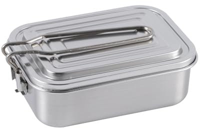 1PC Lunch Box 900ML, Stainless Steel Folding Bento Box with Steam Rack Suitable for Outdoor Camping