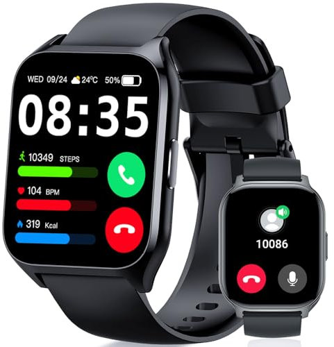 Vtkp Smart Watch For Men Women, 2.1 HD Smart Watches Answer/Make Calls, Fitness Watch With Heart Rate Sleep Monitor, 112+Sports, IP68 Waterproof Smartwatch For IOS Android