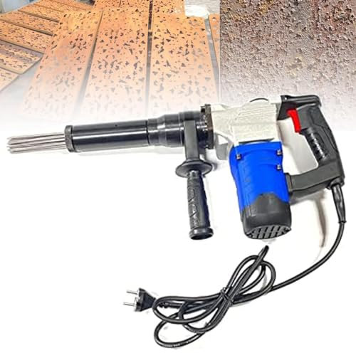 YJKKZQLB Pistola desoxidante de Aguja eléctrica, raspador de Aguja eléctrico de Grado Industrial de Alta Potencia Pistola desoxidante de Aguja de Mano Cinceles de Chorro eléctricos