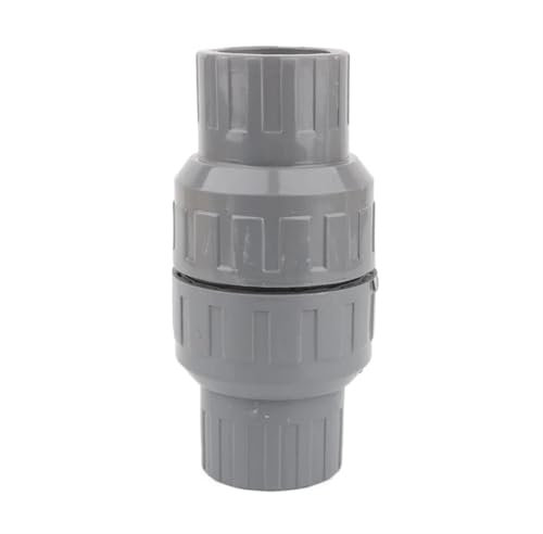 Raccords de tuyauterie en PVC, 1 clapet anti-retour en PVC 20/25/32/40/50 mm for raccords de tuyauterie en PVC, pièces de système de plomberie, connecteur de tube d'eau, clapet anti-retour(Gray,I.D 40