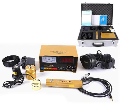 GJBMXSM Detector Profesional De Fugas De Agua Subterránea - Sensor De Geófono De Fugas De Agua, Sensor De Fugas De Agua Preciso Y Confiable para Tuberías - Profundidad De Detección 3 Metros