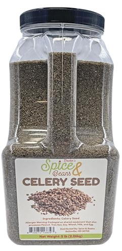 Celery Seed | Dried Herb & Seasoning | by Dasher's Spice & Beans | 5 lb