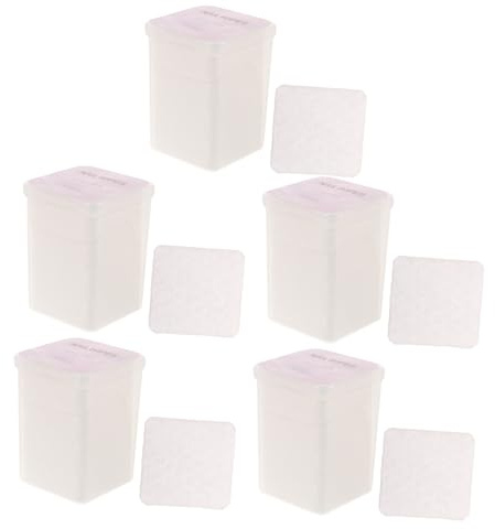 VALICLUD Nagelreiniger-blätter Aus Baumwolle Für Nailart Fusselfreie Nagellackentferner-pads Zum Entfernen Von Gel-nagellack Schachteln Zum Sparen Und Organisieren