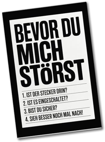 Bevor du Mich störst Souvenir Souvenir Magnet für IT-Profis Lustiger Souvenir Magnet für Büro & Homeoffice