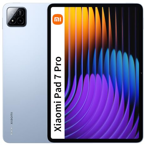 XIAOMI Tablet Pad 7 Pro, 11,2 pollici, 12+512GB Tablet, Blu, Display 3,2K 144 Hz, 2136 x 3200 Pixel, 67 W, processore Snapdragon 8s Gen 3, Batteria 8850 mAh, Quadrupla Altoparlanti, con Caricatore
