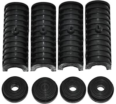 HDBUBALUS Gommini per Borsa Da Sella In Gomma per Moto Cuscino di Supporto Adatto per Borse Da Sella Rigide Harley Touring