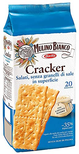 Cracker Salati Senza Granelli di Sale *20 Porzioni* - MULINO Bianco - 500gr (1)