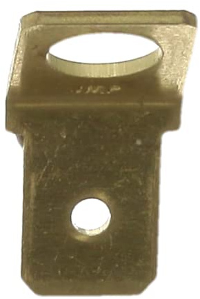 Terminale piatto maschio a vite in scatola, 6,35 mm x 0,8 mm, 5,2 mm, confezione da 100