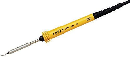 ANTEX CS18 SOLDERING IRON, 230V, PVC LEAD | SOLDERING IRONS/POTS POWER (MAINS) TOOLS, 1 X QTY - S482470