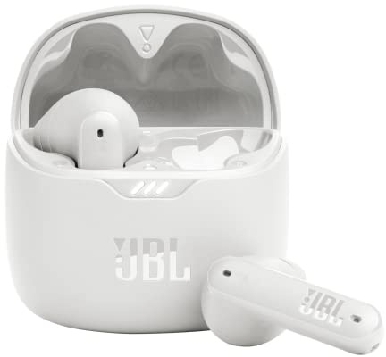 JBL Tune Flex - Auricolari senza fili con cancellazione del rumore (bianchi), piccoli