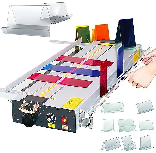 GBHJJ Acrylique Plieuse Plastique Fil Chaud, 1000W Cintreuse pour Acrylique, Plastique, PVC, Panneau Organique et Divers Matériaux Thermoplastiques, ajusteur d'angle Longueur, épaisseur 1-10mm,110V