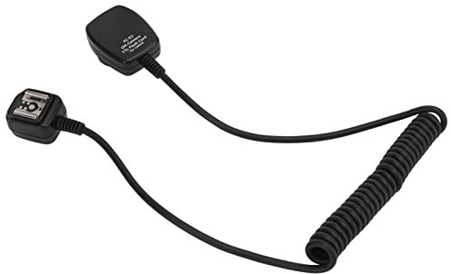 Off Camera Flash Cord, Sync Flash Flexible Spring Cable Hot Shoe Flash Extension Cord Hot Shoe for Camera Top Flash