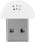 LetCart Mini Microfono per Registrazione USB, Microfono Mini USB Portatile, Microfono per Parlato da Studio, Adattatore Mic per Registrazione Audio, per Computer PC, Plug And Play(Bianco)