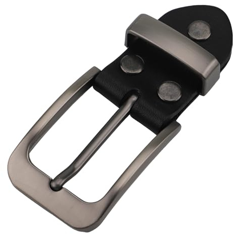 McFanBe 1.2-1.5(31-38mm) Ledergürtelschnalle Robuster Ersatz für Männer Frauen (Schwarz13, 33mm)