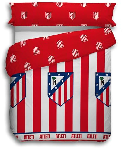 ASDITEX Funda nórdica Atlético de Madrid Producto Oficial para (Cama 105)