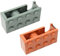 IKOPFLN 2 Stück klebebandabroller abroller klebeband klebebandspender klebeband abroller Abroller Klebebandabroller（grün+orange）