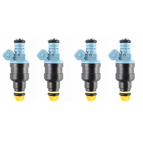 Auto-Kraftstoffeinspritzdüse Für Düse für BMW 3er Serie für E30 316i 318i 325i E36 5er E34 518i 525i E32 E38 750i E31 850i 0280150715 Einspritzdüse für Benzin(4Pcs Fuel Injector)