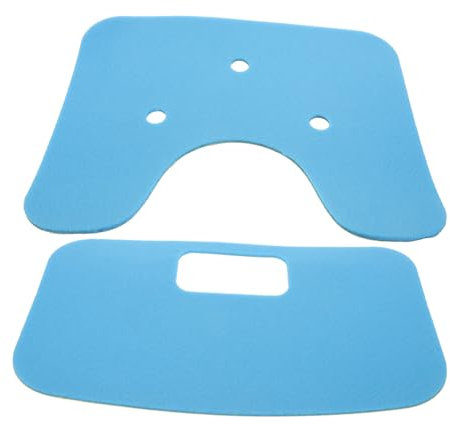 Alipis 2stücke Duschsitzkissen Mit Hoher Rückenlehne rutschfest Für Badewannen-transfersitz Mit Abflusslöchern Für Ältere Und Schwangere