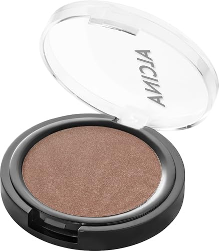 ALCINA Eye Shadow datenight - 1 Stück - Schimmernder Lidschatten mit einem soften Finish - Samtig-weiche Textur - Mildert optisch Augenfältchen - Für dezente & ausdrucksstarke Looks - Braun