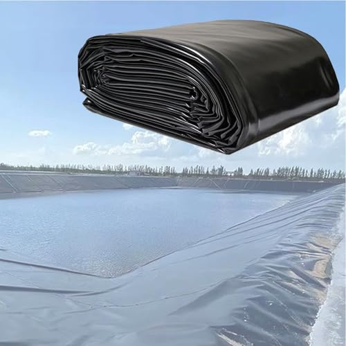 Bâche De Bassin Poisson 0,3 Mm D'épaisseur Bâche Bassin Extérieur EPDM Revêtement pour Étang Doublure D'étang Robuste Membrane pour Petits Étangs De Jardin Piscine Fontaine(3x7.0m)