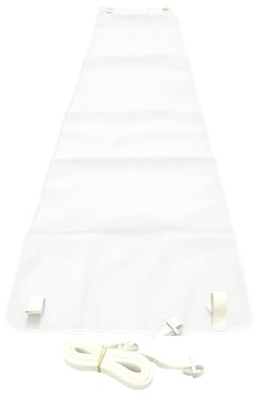 KESOTO Puente de Cama para Cama Individual a Cama Individual King, Conector de Colchón Ajustable con Relleno Dividido para Dormitorio, Casas de Huéspede, Blanco